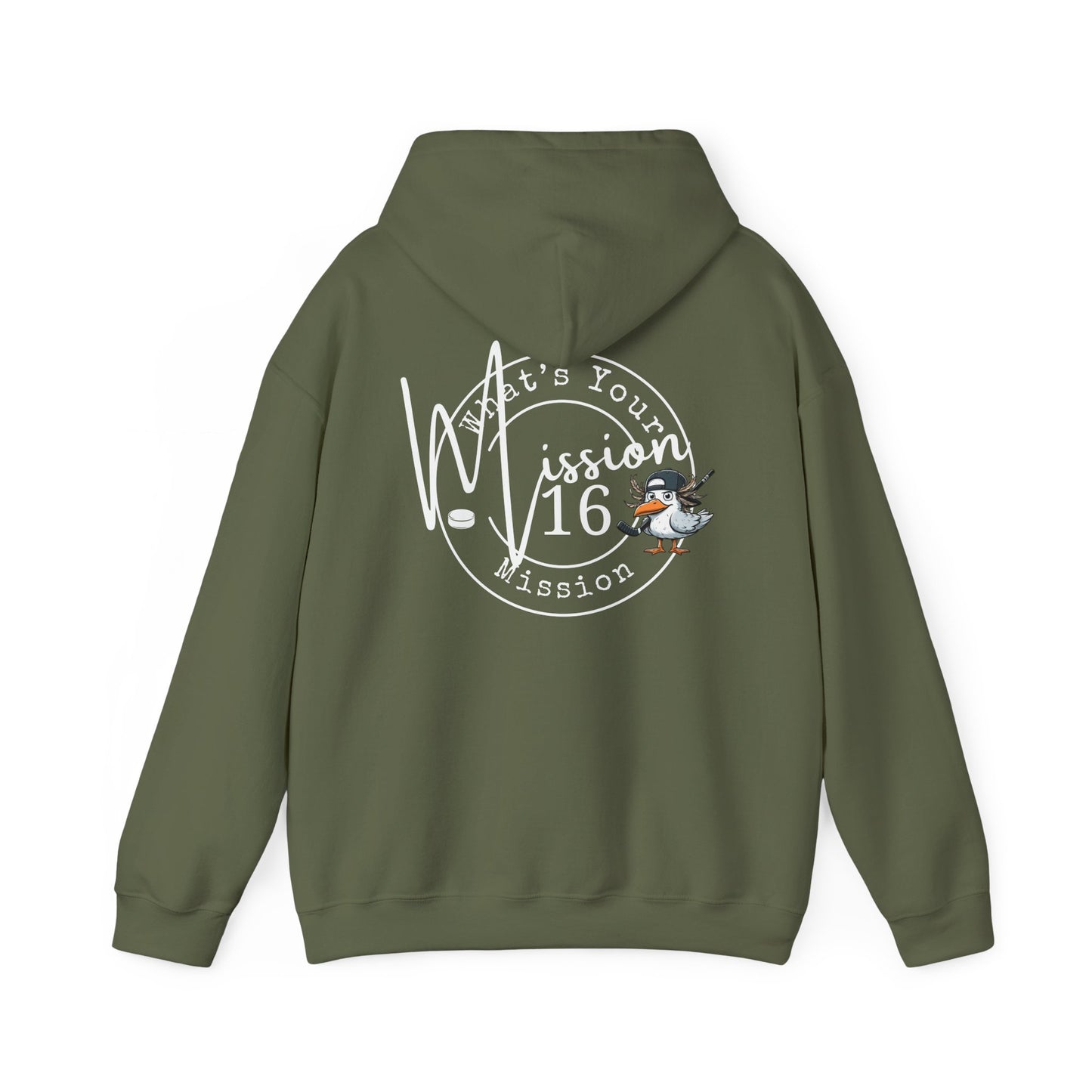 Hockey Hoodie - Gull Mascot Design