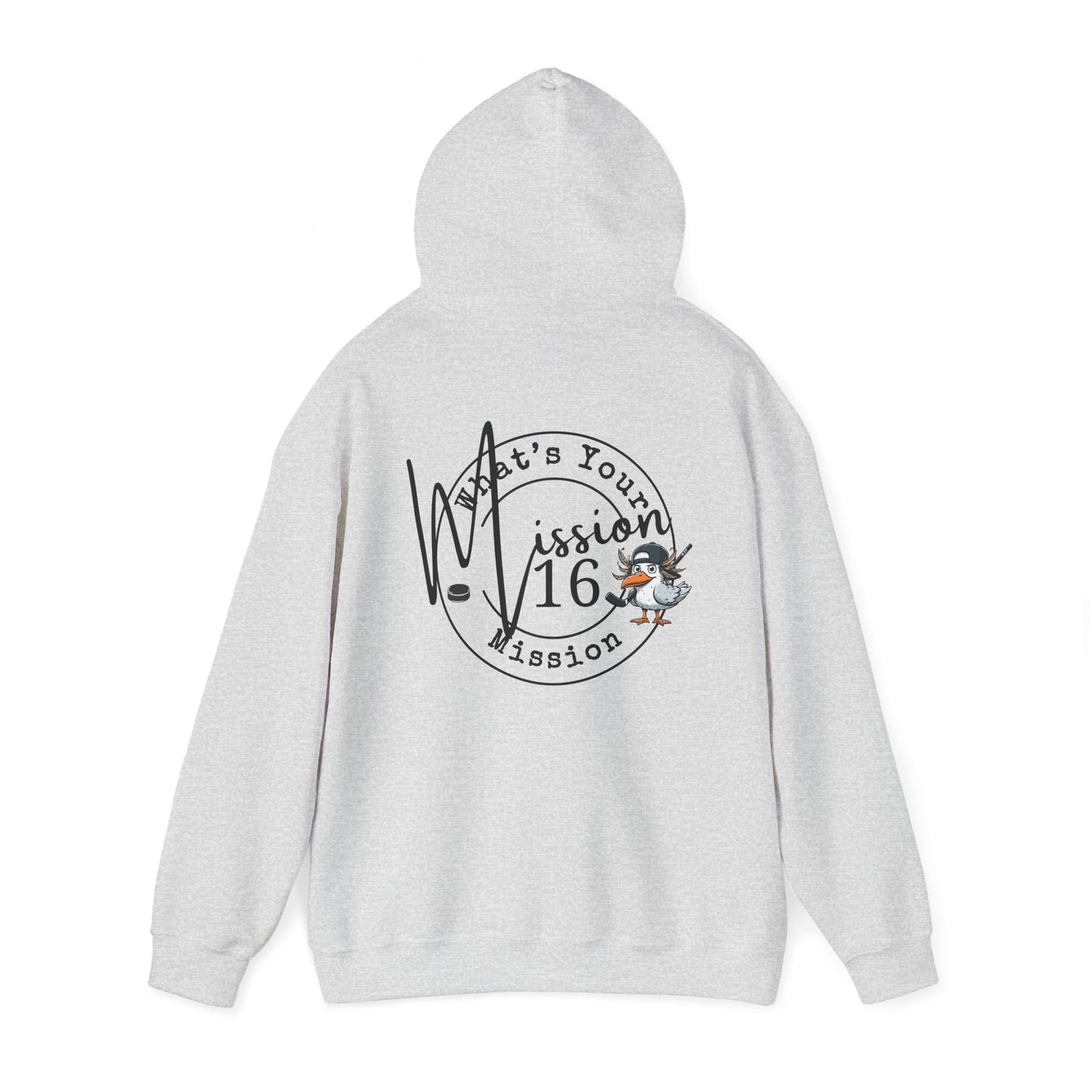 Hockey Hoodie - Gull Mascot Design