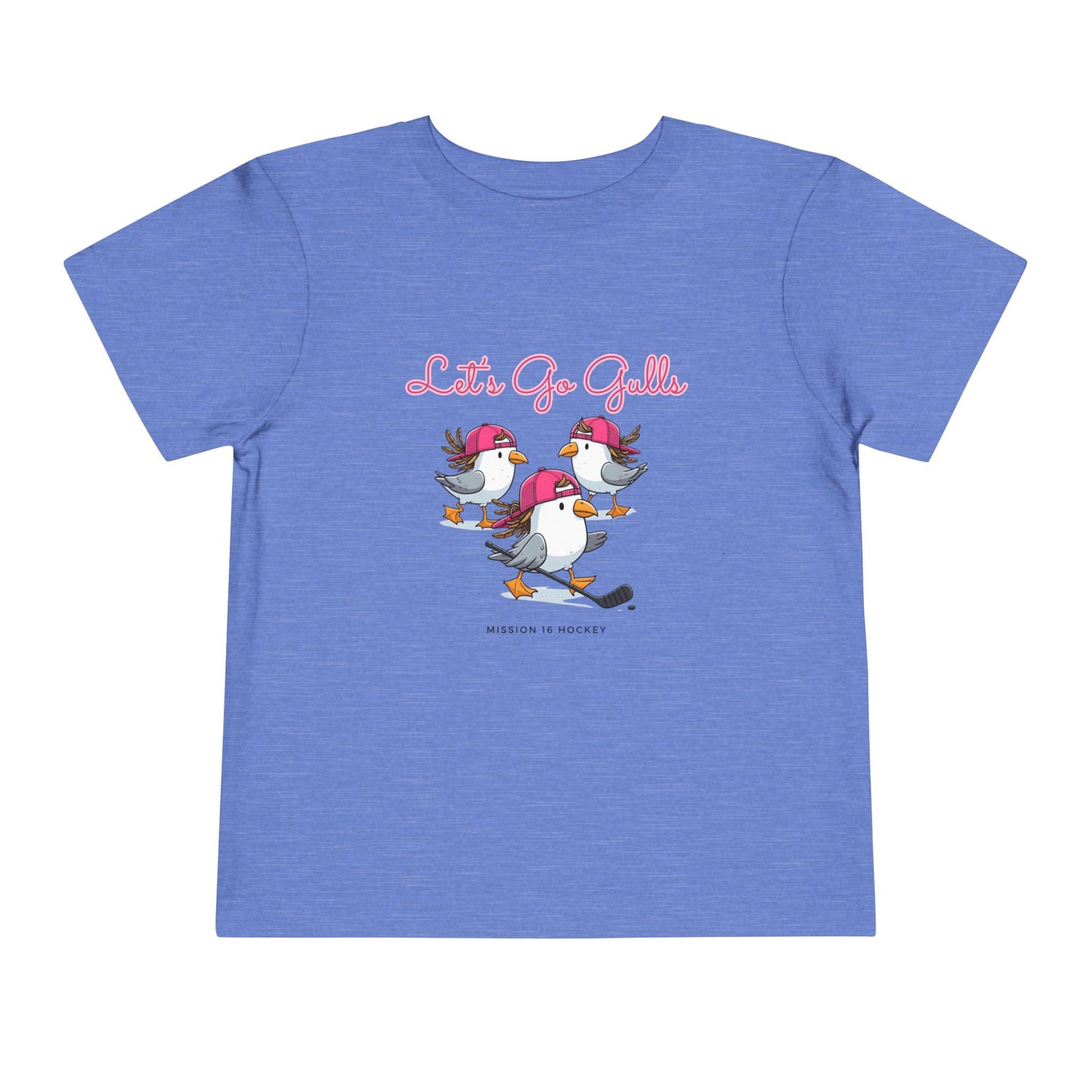 Let’s Go Gulls Toddler Girls Short Sleeve Tee