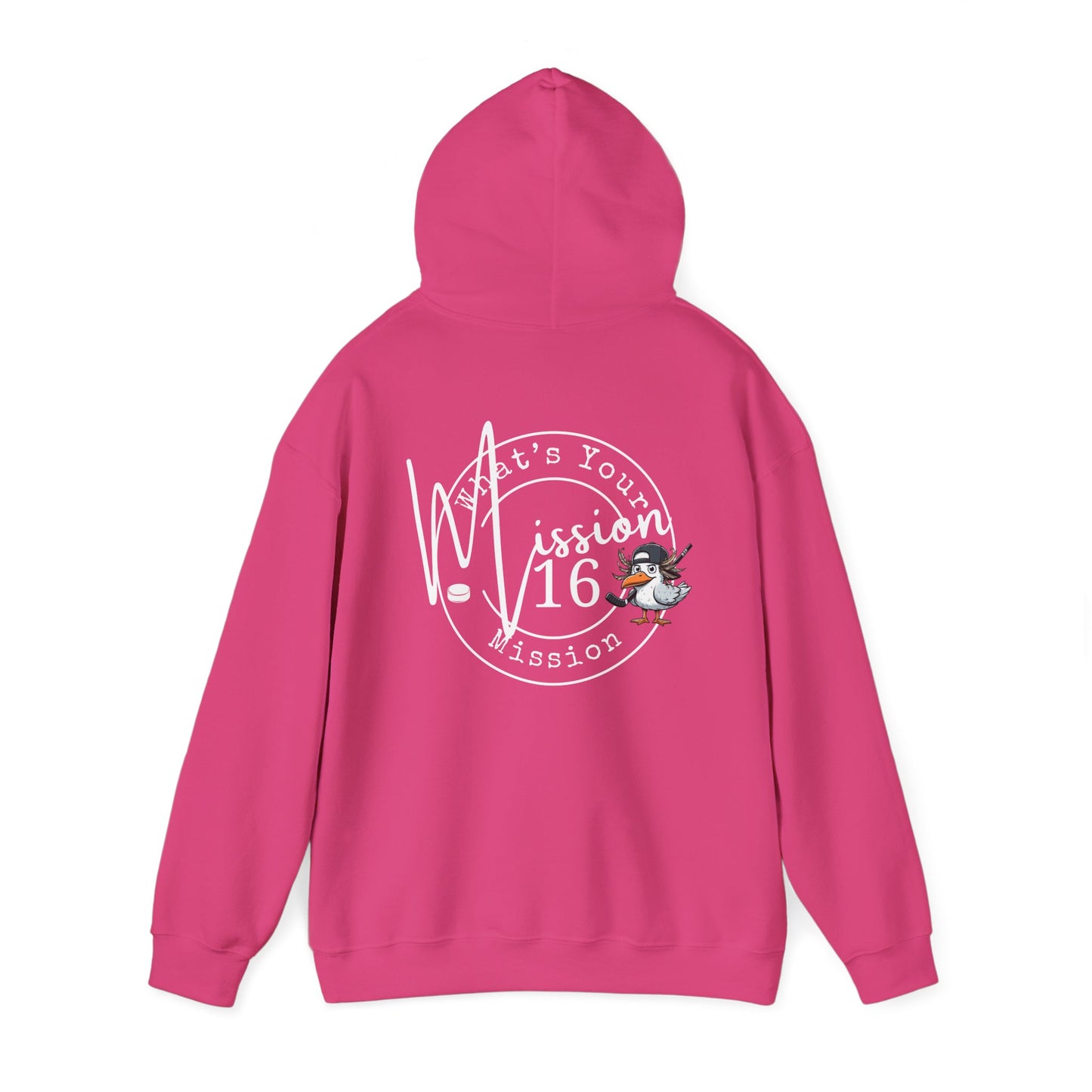 Hockey Hoodie - Gull Mascot Design