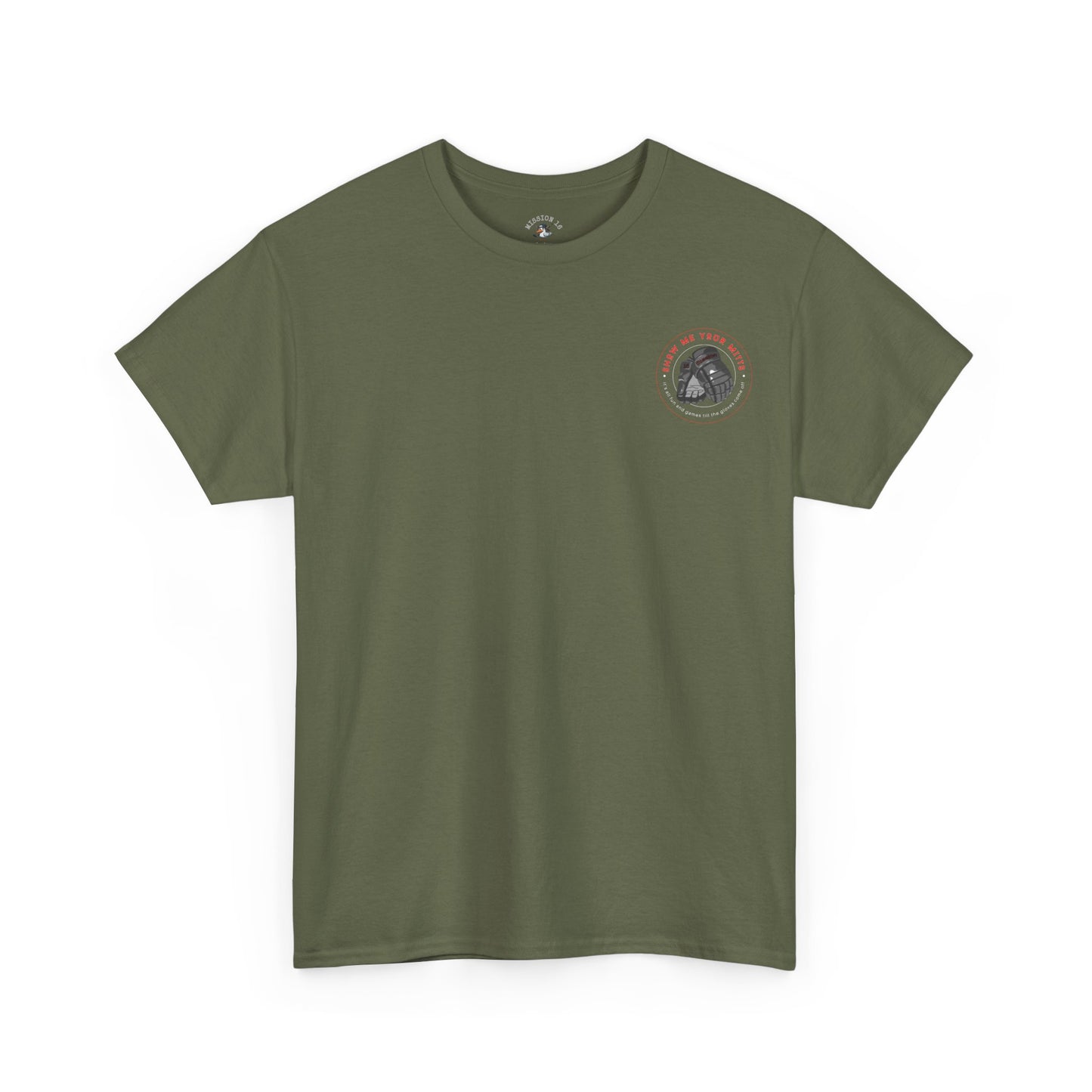 Drop The Gloves Unisex Heavy Cotton Tee