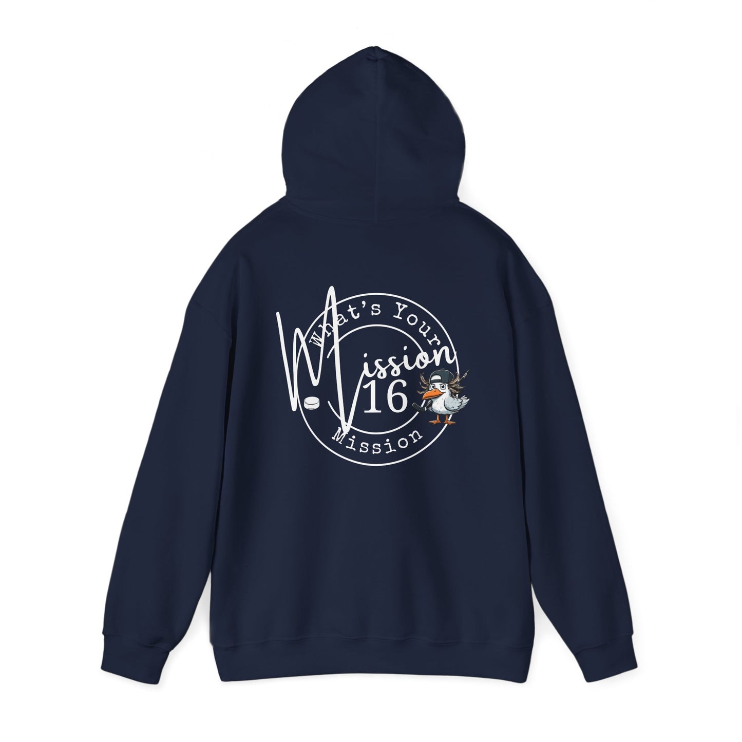 Hockey Hoodie - Gull Mascot Design