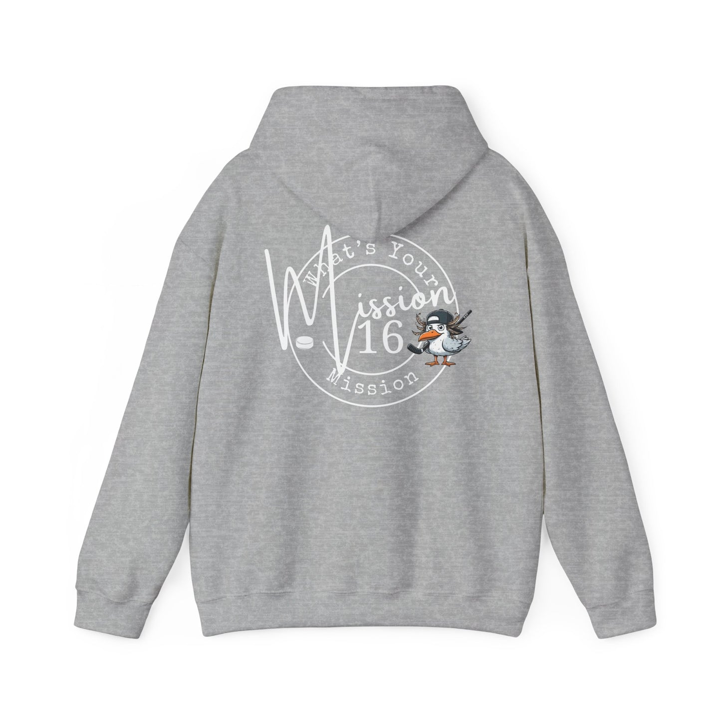 Hockey Hoodie - Gull Mascot Design