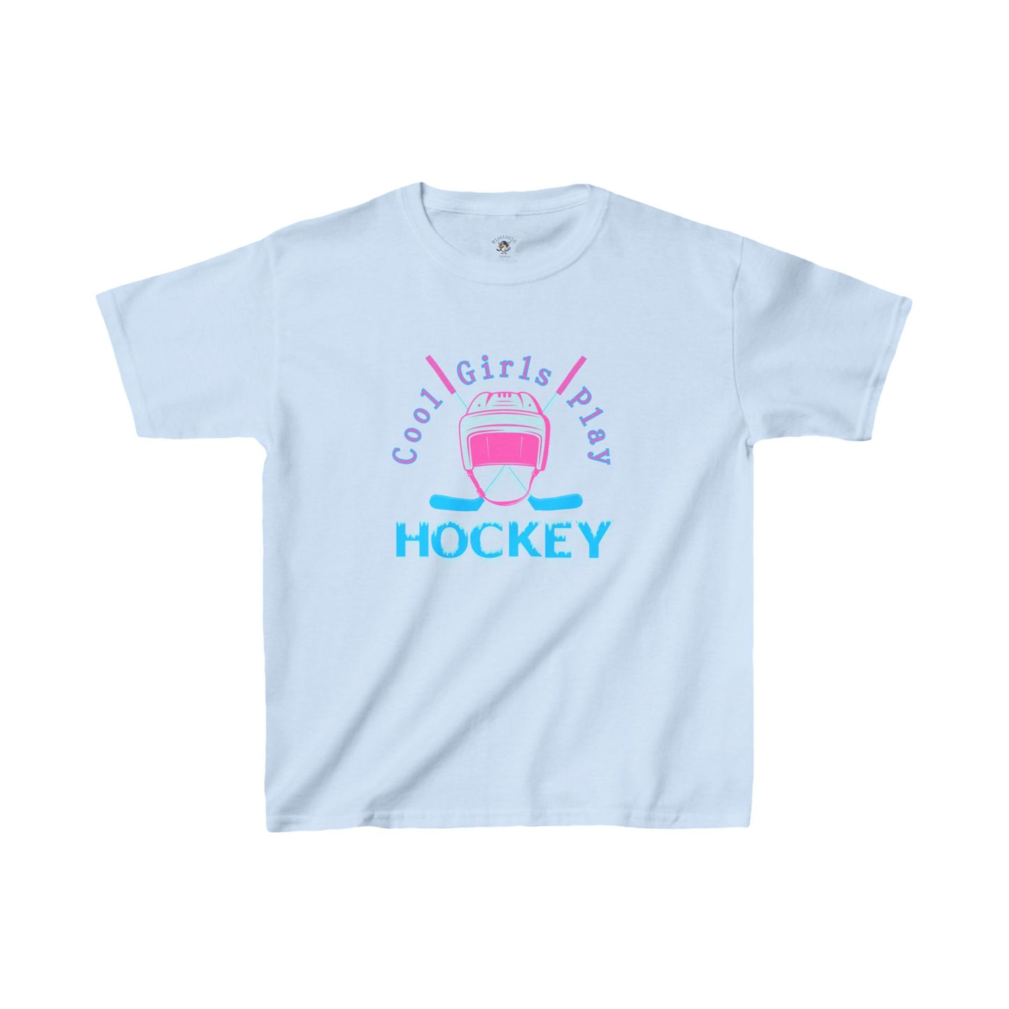 Cool Girls Play Hockey Kids Heavy Cotton™ Tee