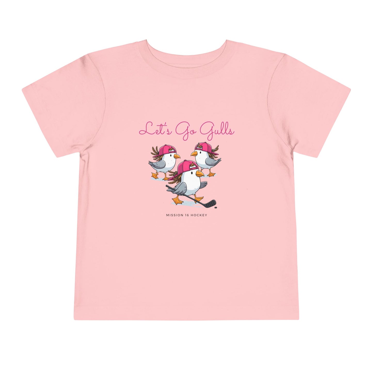 Let’s Go Gulls Toddler Girls Short Sleeve Tee