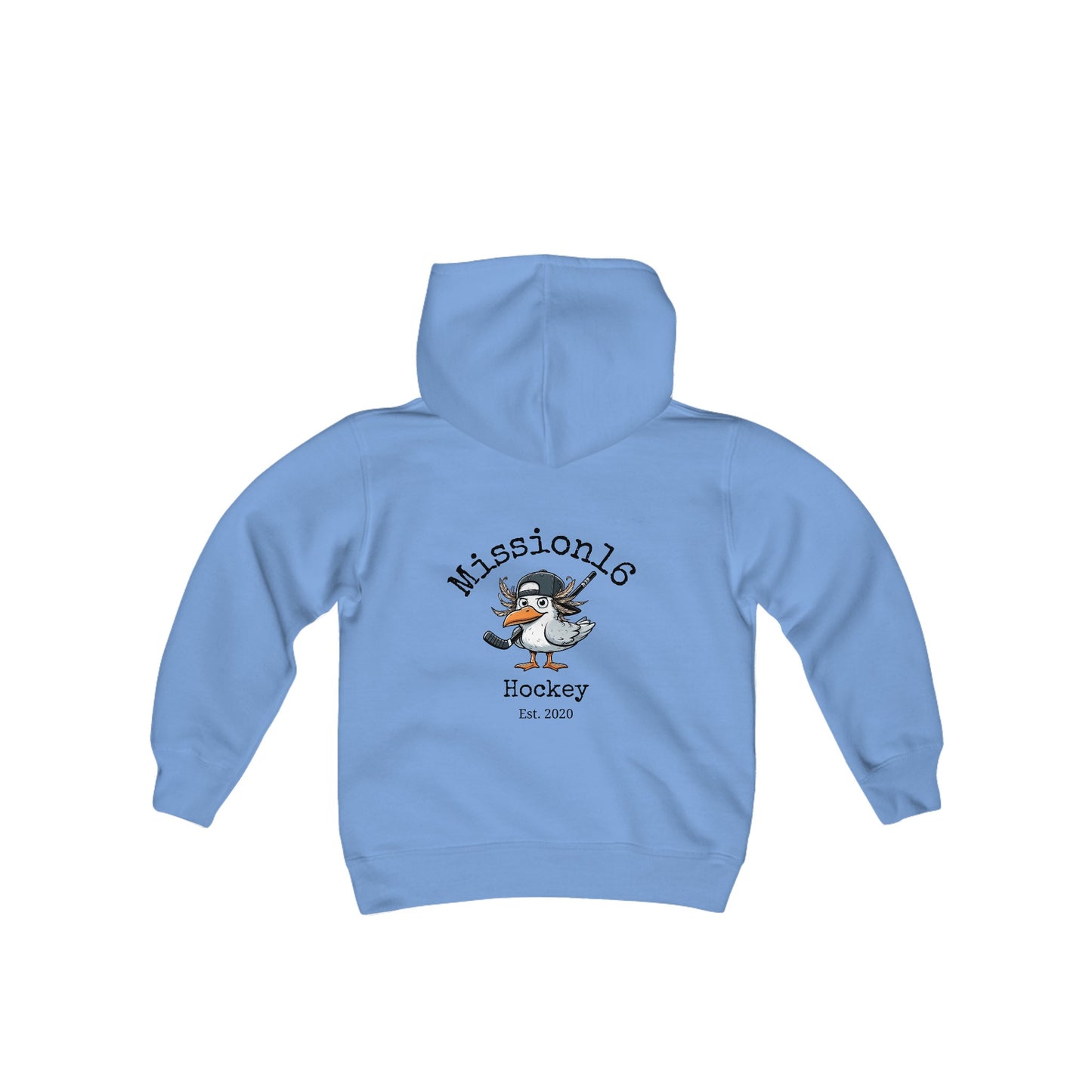 Mission 16 Logo Youth Heavy Blend Hooded Sweatshirt
