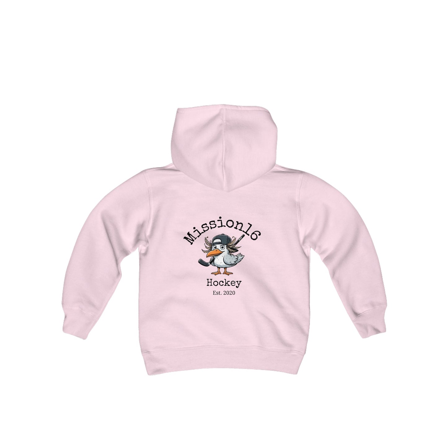 Mission 16 Logo Youth Heavy Blend Hooded Sweatshirt