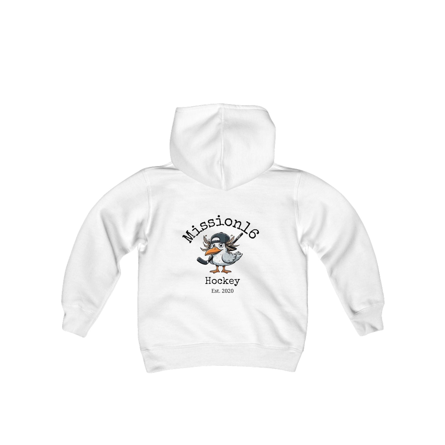 Mission 16 Logo Youth Heavy Blend Hooded Sweatshirt