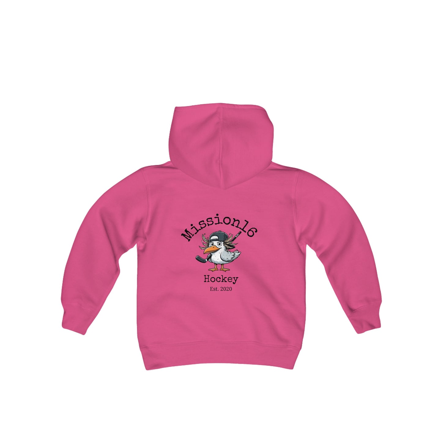 Mission 16 Logo Youth Heavy Blend Hooded Sweatshirt