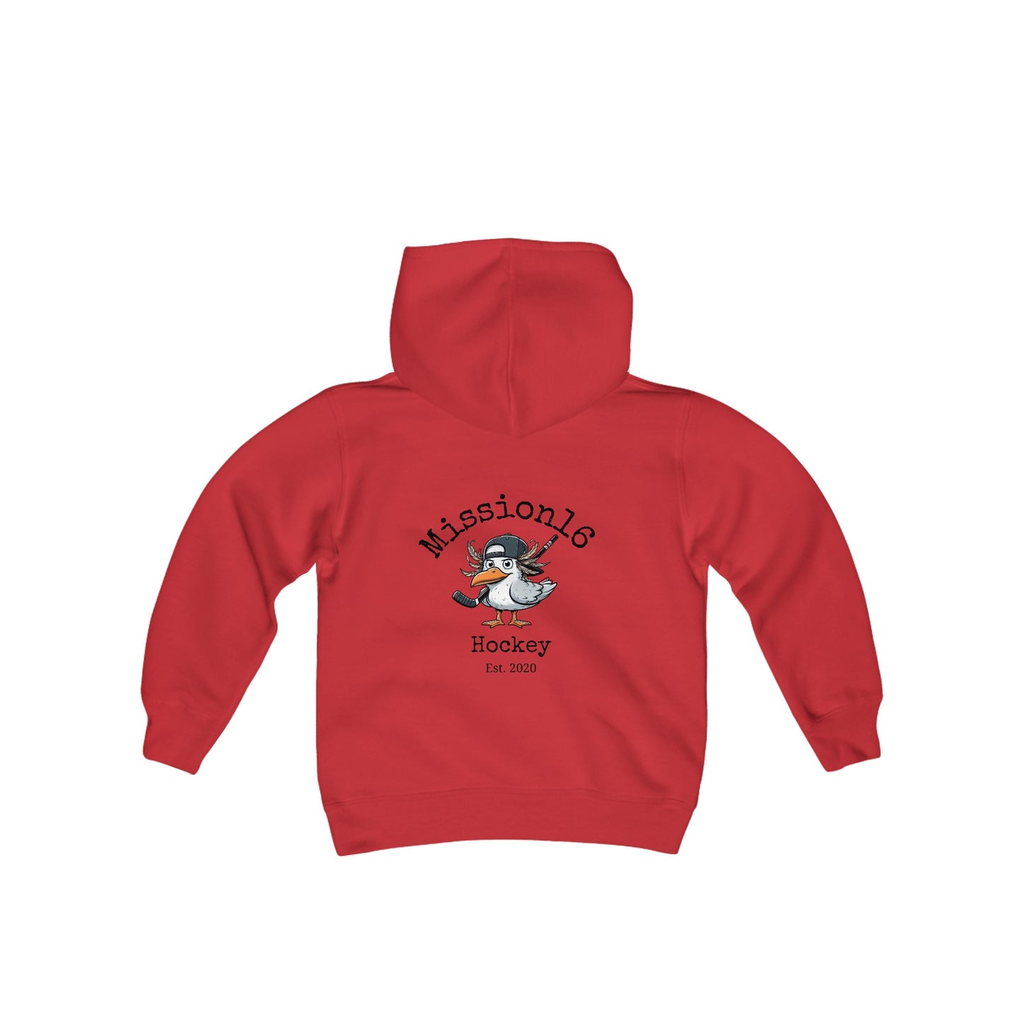 Mission 16 Logo Youth Heavy Blend Hooded Sweatshirt