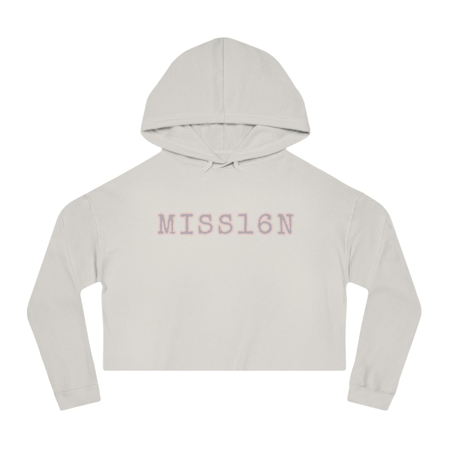 MISS16N Women’s Cropped Hooded Sweatshirt