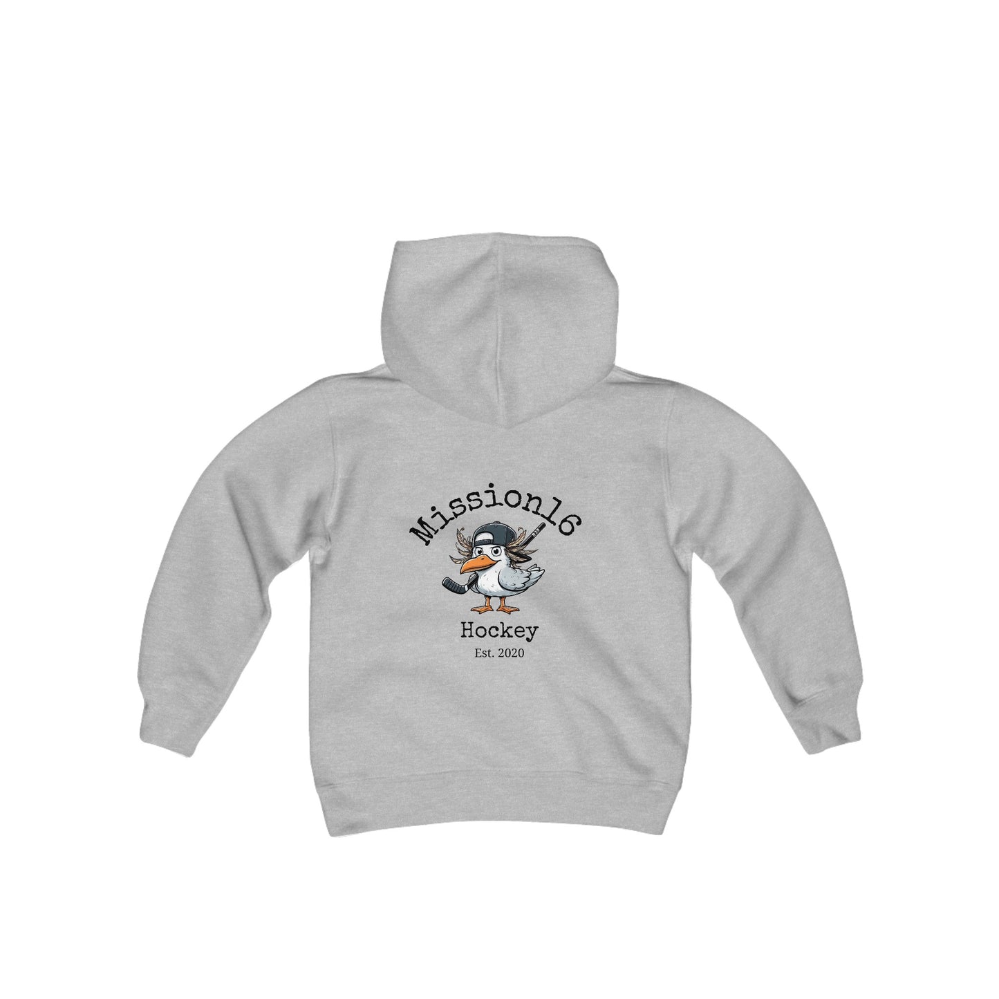 Mission 16 Logo Youth Heavy Blend Hooded Sweatshirt
