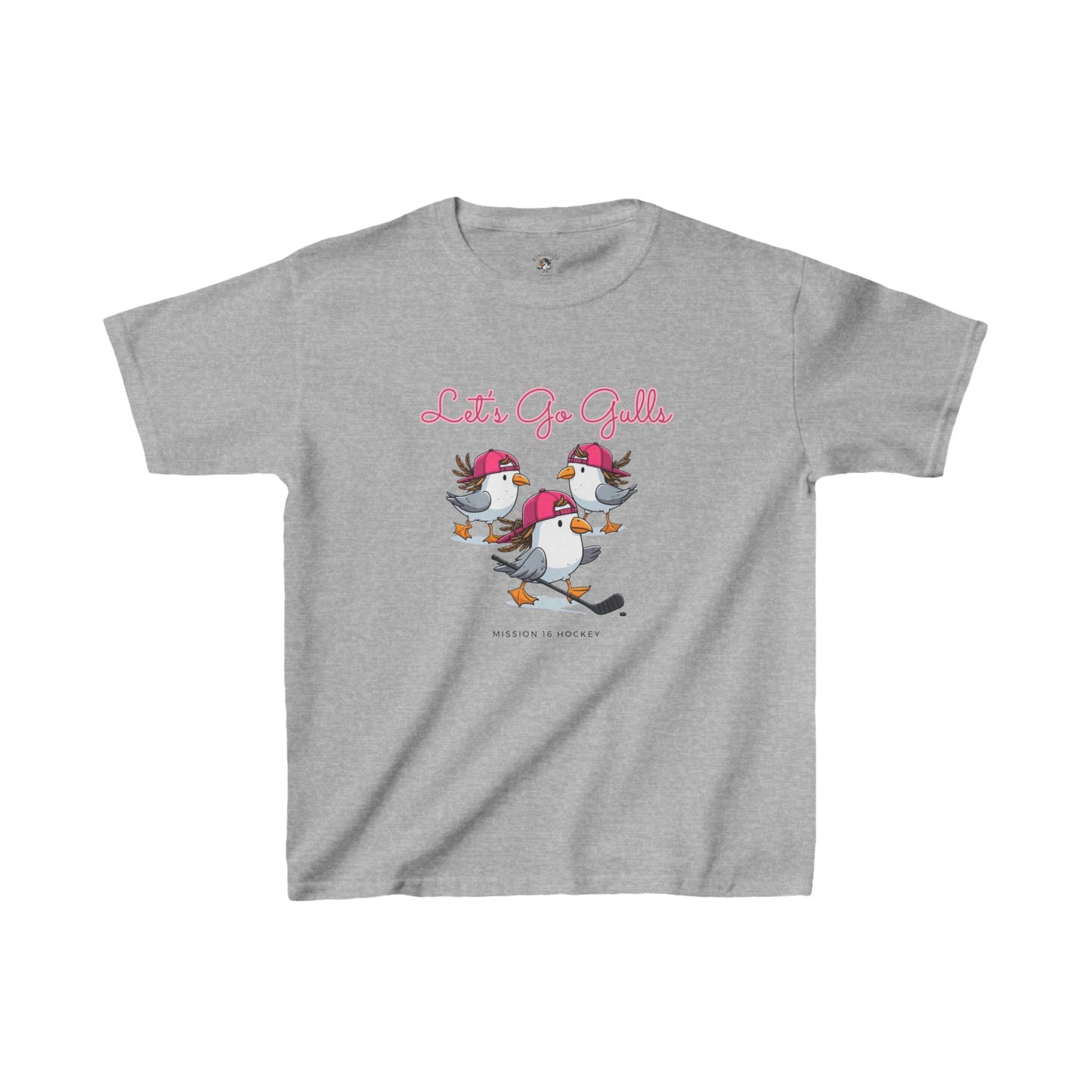 Let’s Go Gulls Big Kids Heavy Cotton™ Tee