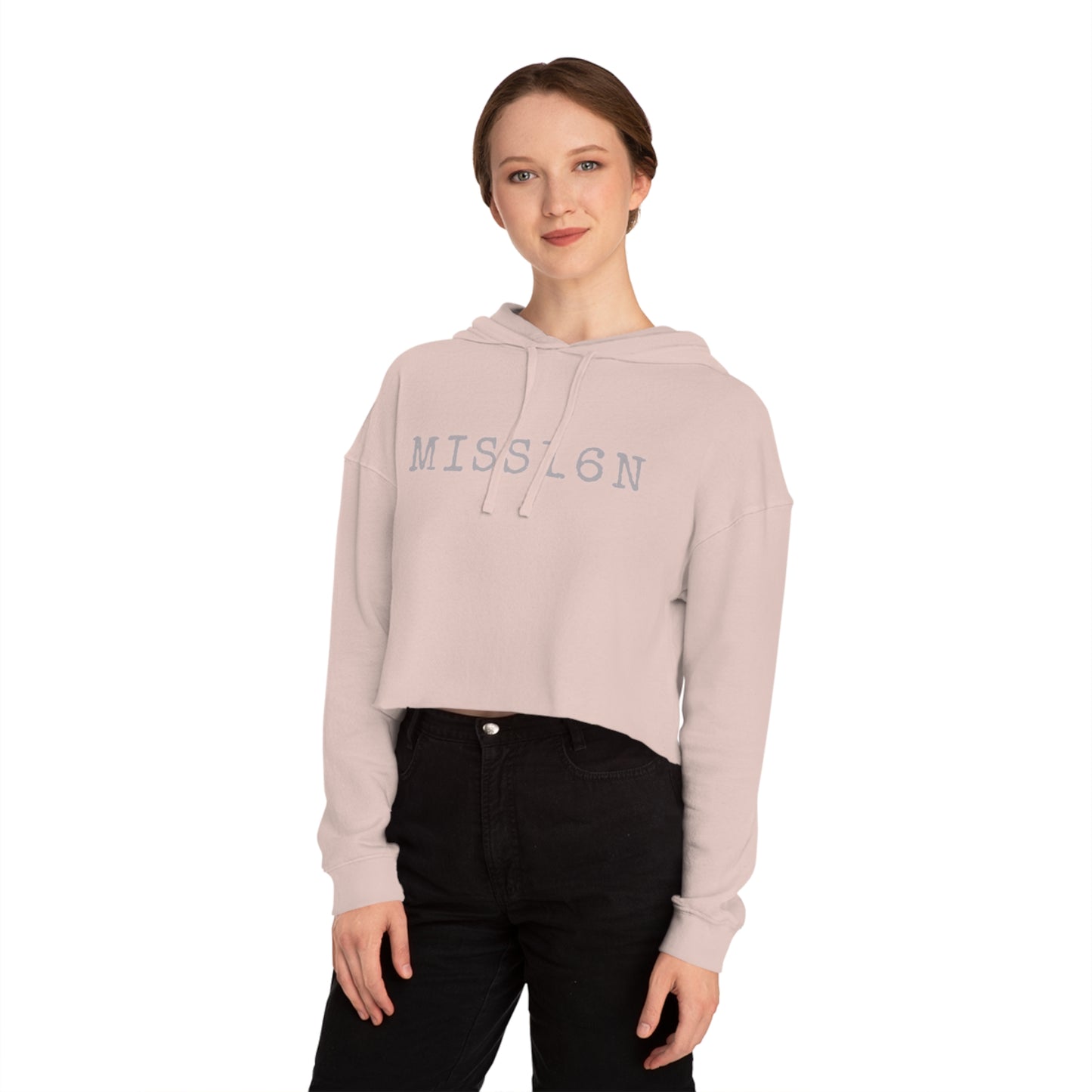 MISS16N Women’s Cropped Hooded Sweatshirt