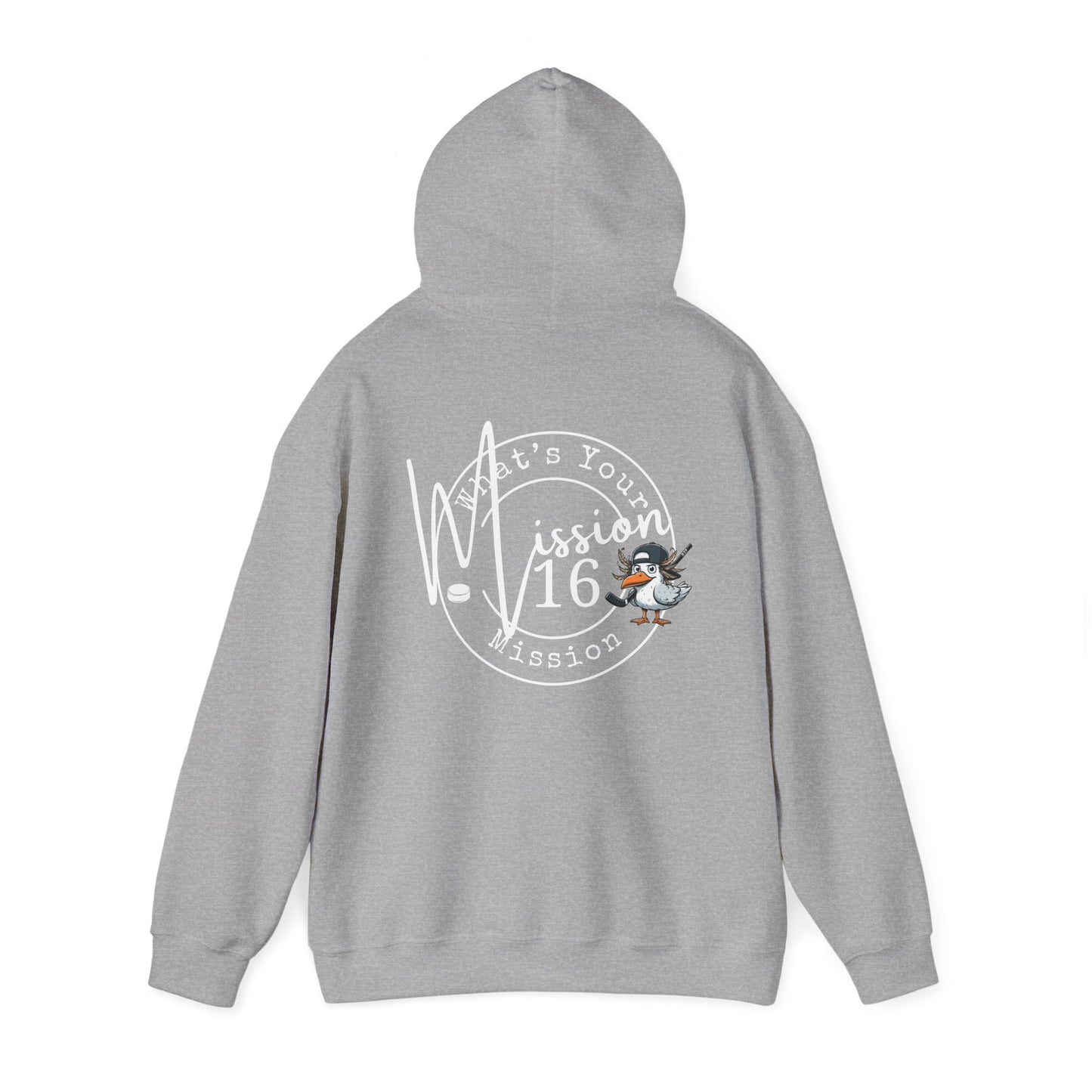 Hockey Hoodie - Gull Mascot Design