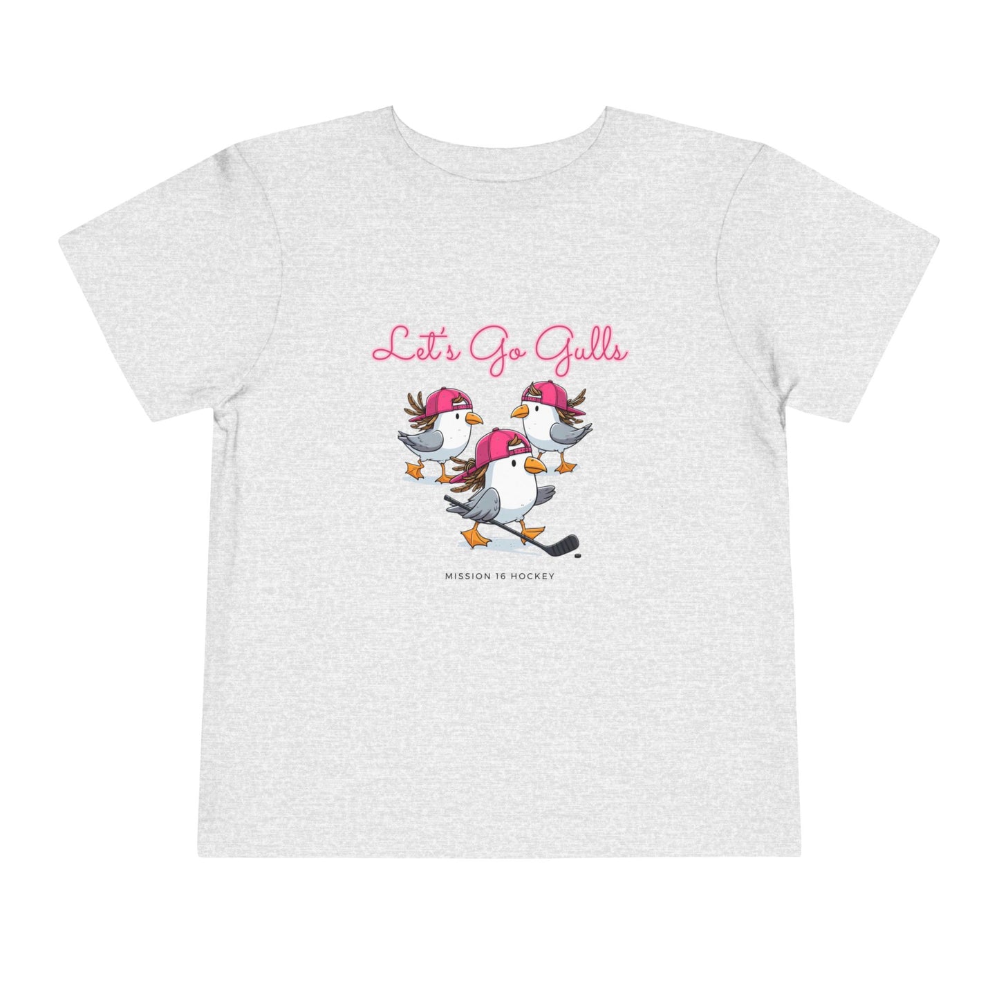 Let’s Go Gulls Toddler Girls Short Sleeve Tee