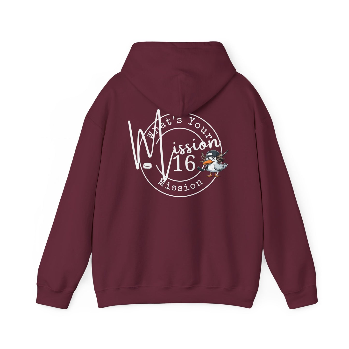 Hockey Hoodie - Gull Mascot Design