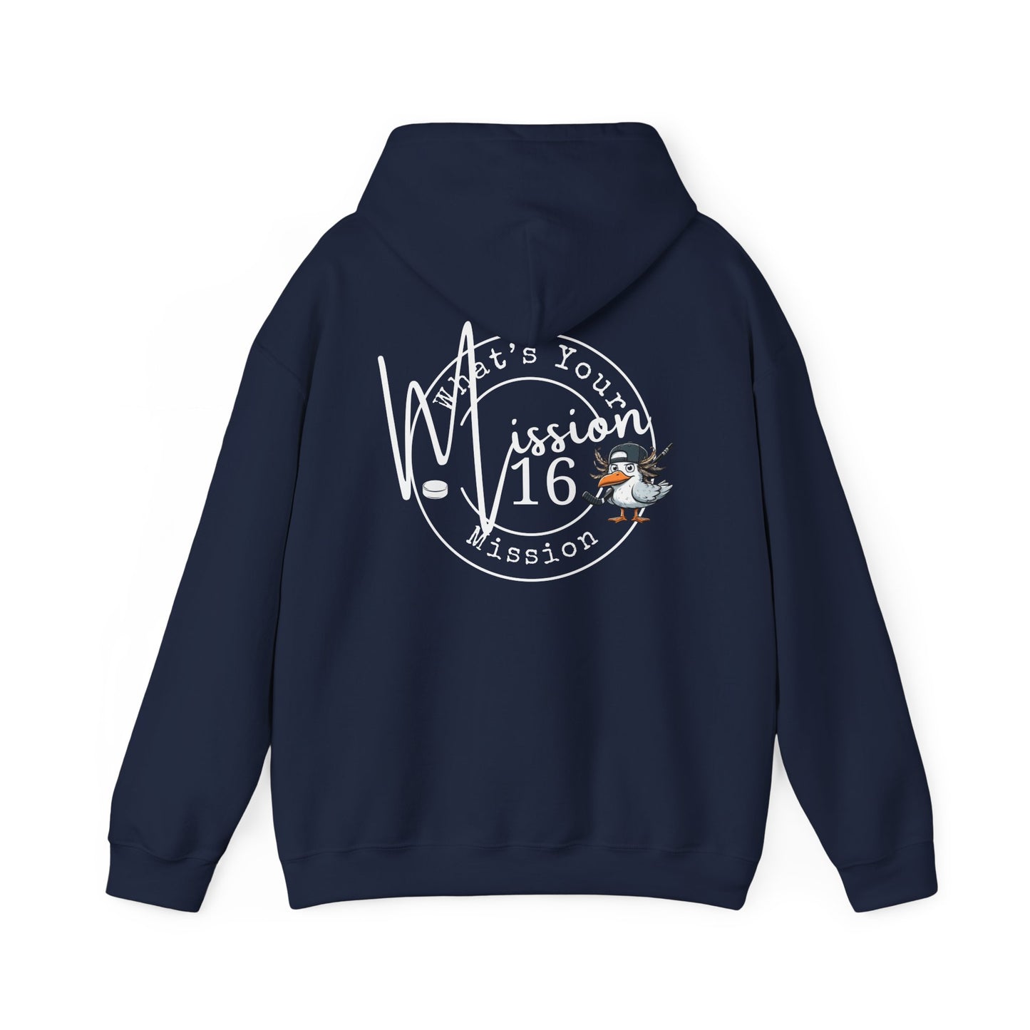 Hockey Hoodie - Gull Mascot Design