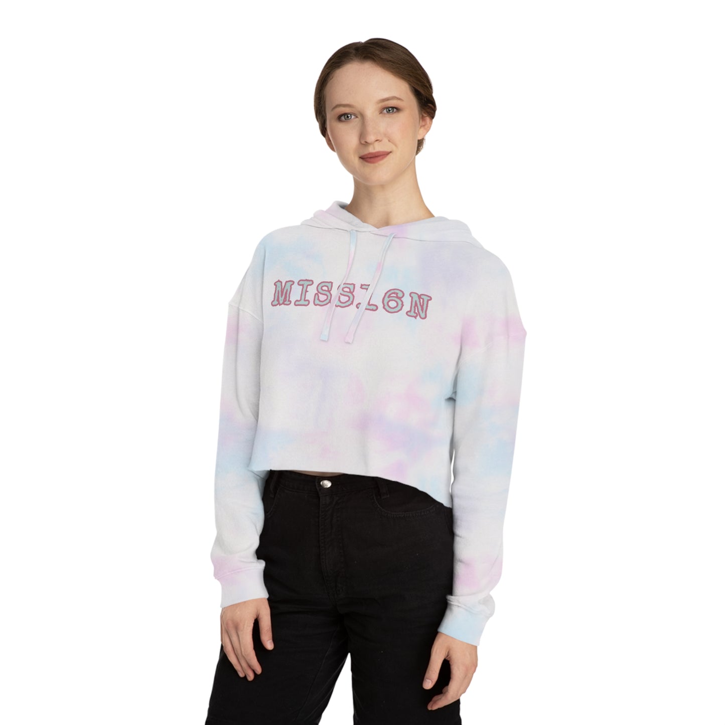 MISS16N Women’s Cropped Hooded Sweatshirt