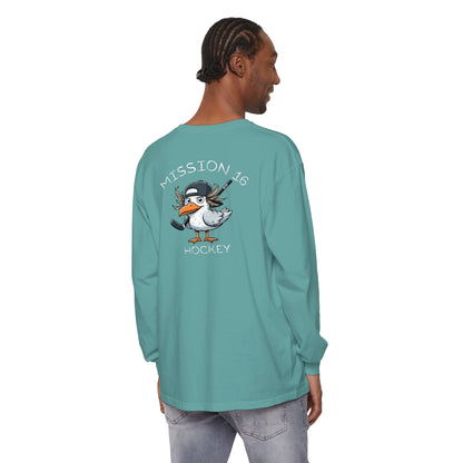 Mission 16 Gull Unisex Garment-dyed Long Sleeve T-Shirt