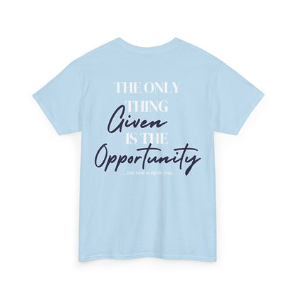 Motivation Opportunity Unisex Heavy Cotton Tee