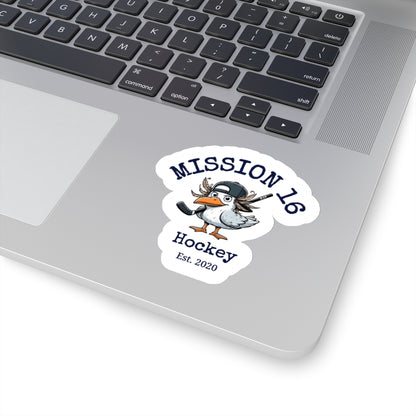 Mission 16 Hockey Logo Stickers