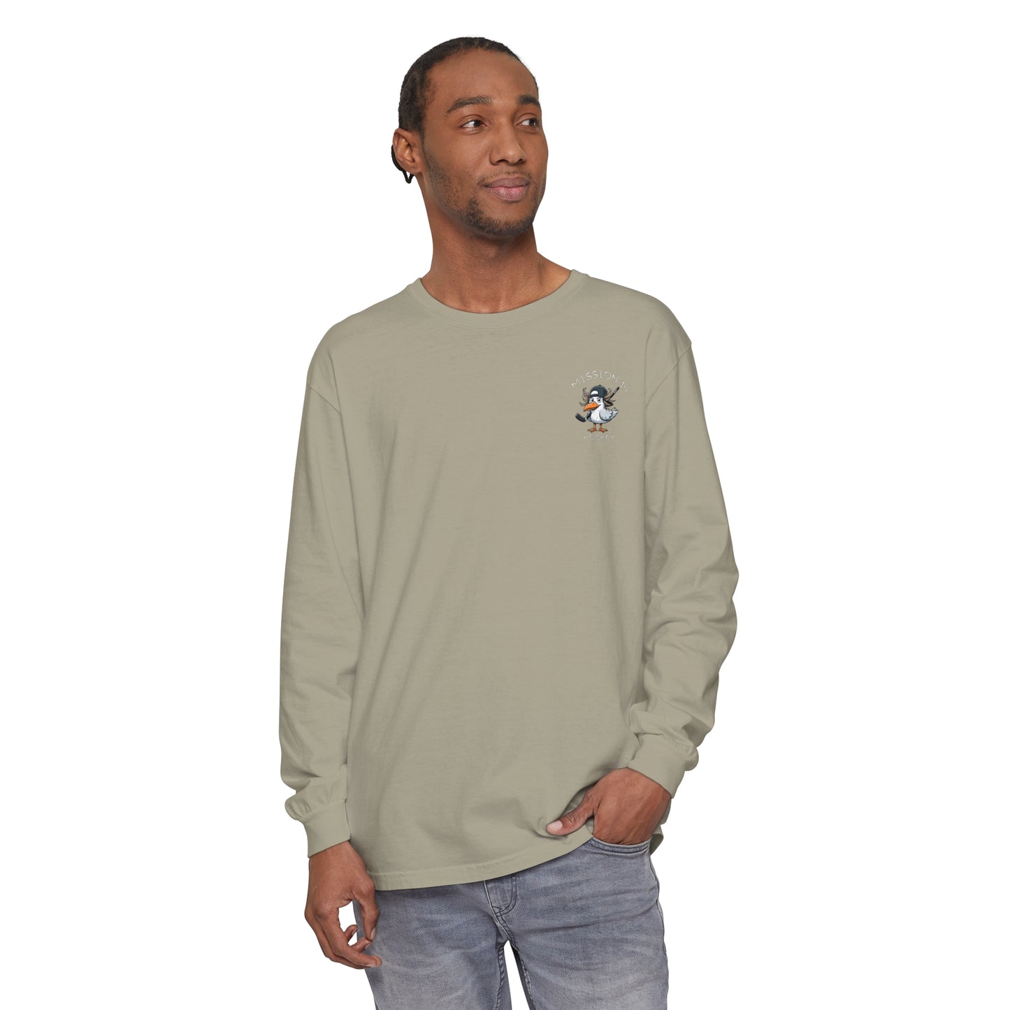 Mission 16 Gull Unisex Garment-dyed Long Sleeve T-Shirt