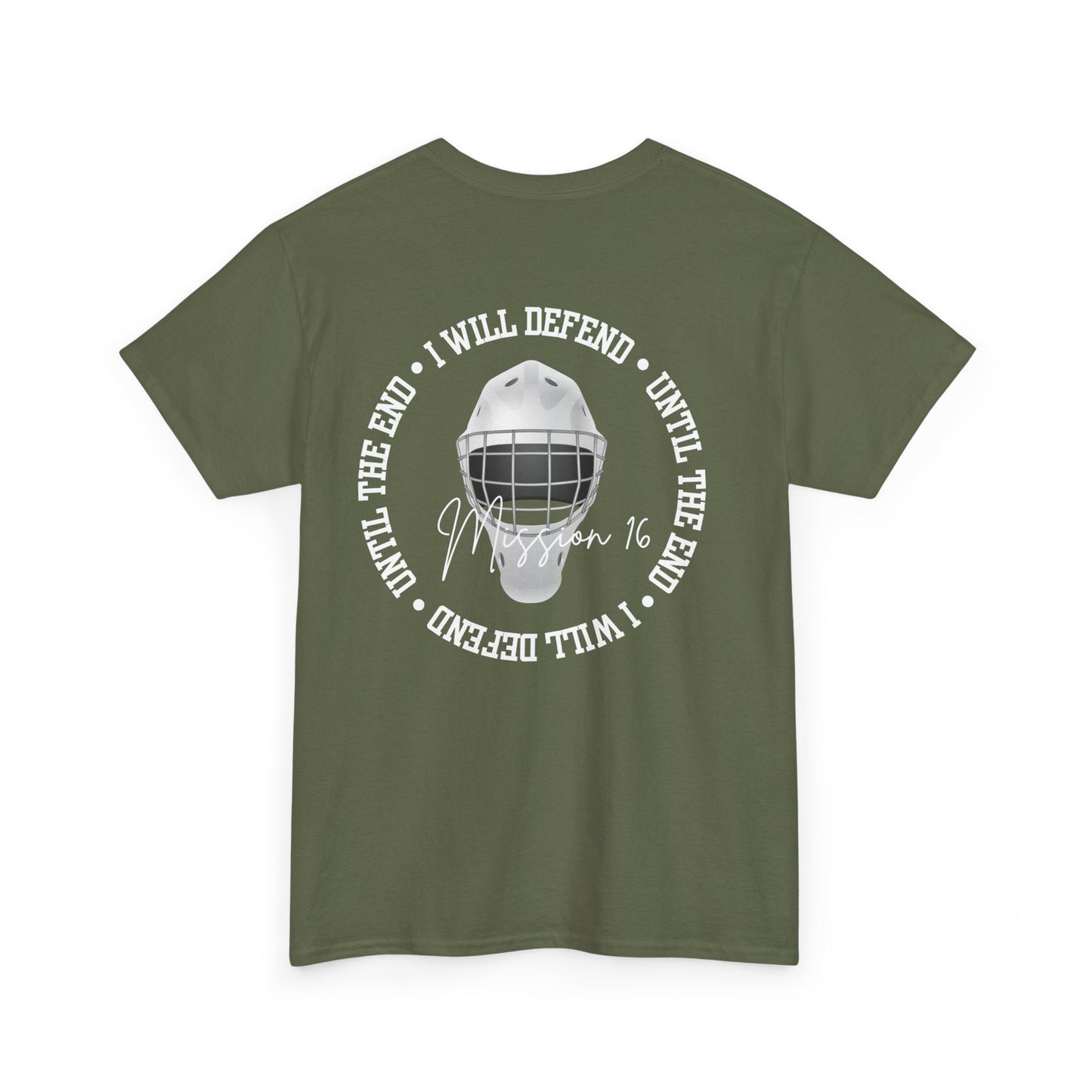 Mission 16 Goalie Unisex Heavy Cotton Tee