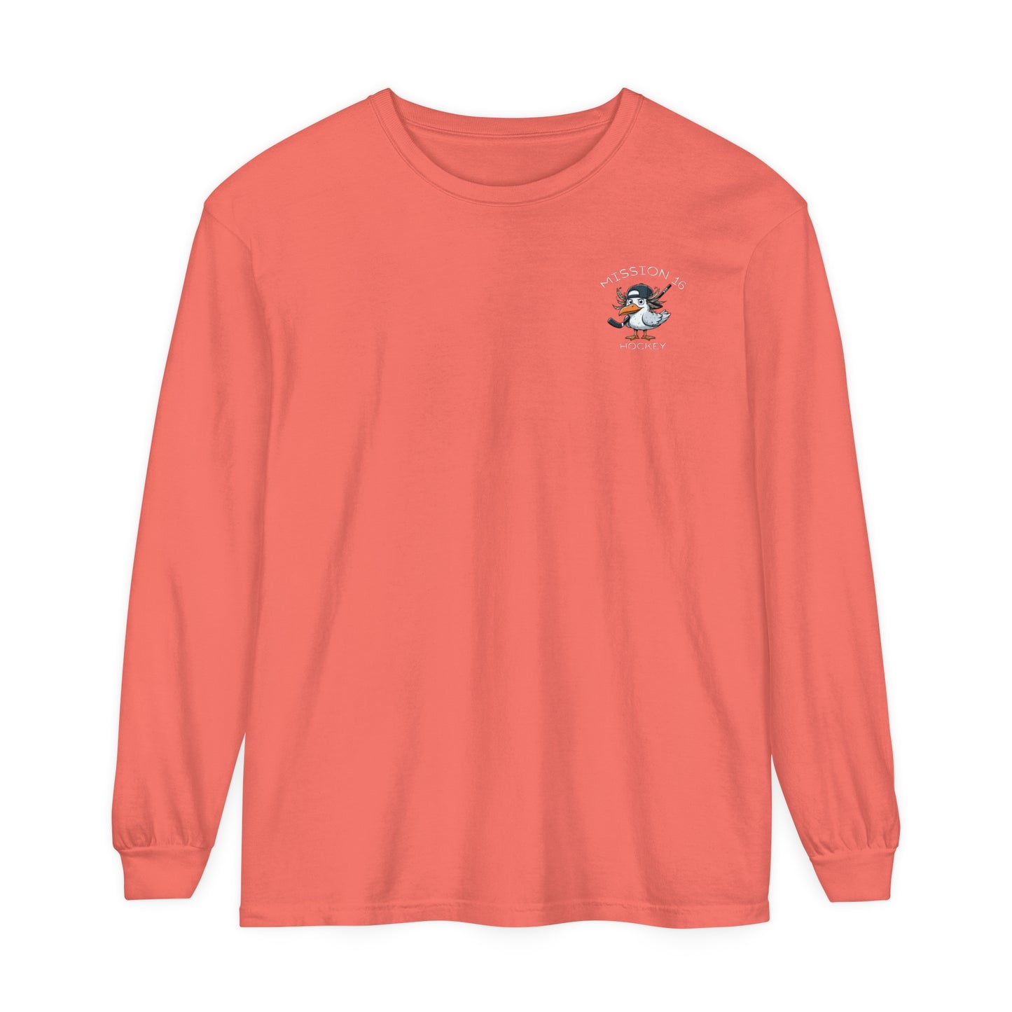 Mission 16 Gull Unisex Garment-dyed Long Sleeve T-Shirt