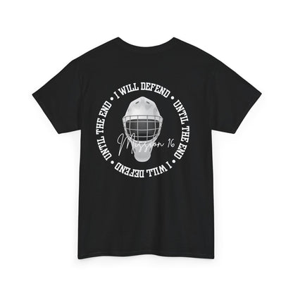 Mission 16 Goalie Unisex Heavy Cotton Tee