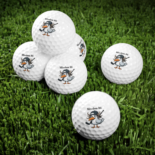 Mission 16 Golf Balls, 6pcs