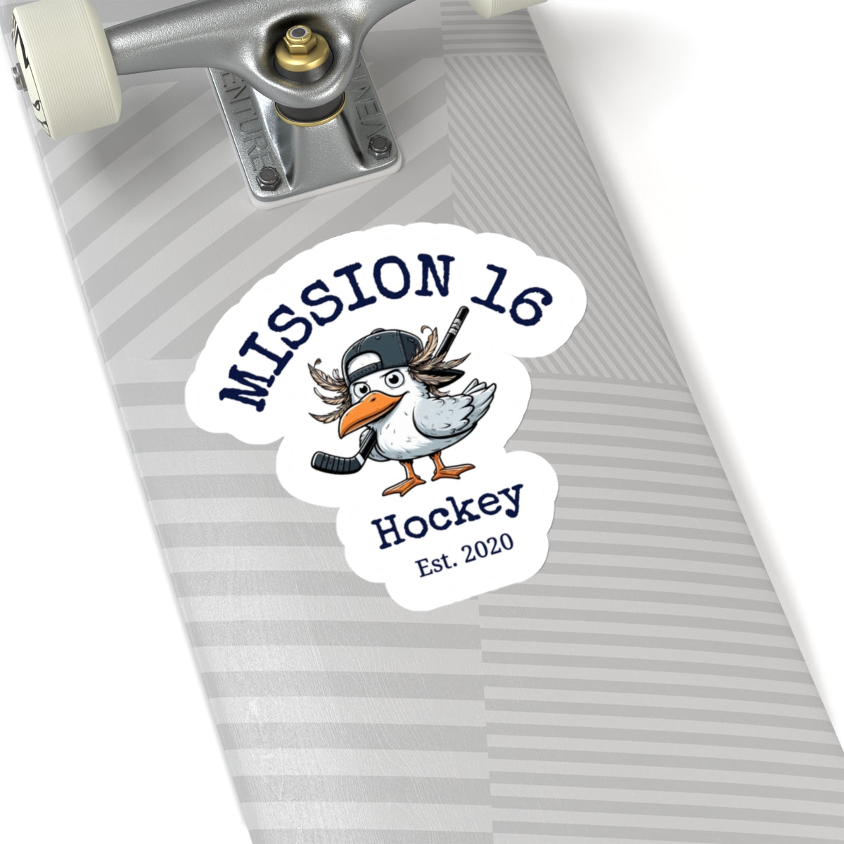 Mission 16 Hockey Logo Stickers