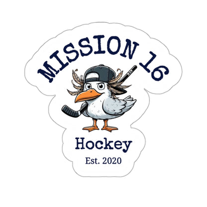 Mission 16 Hockey Logo Stickers