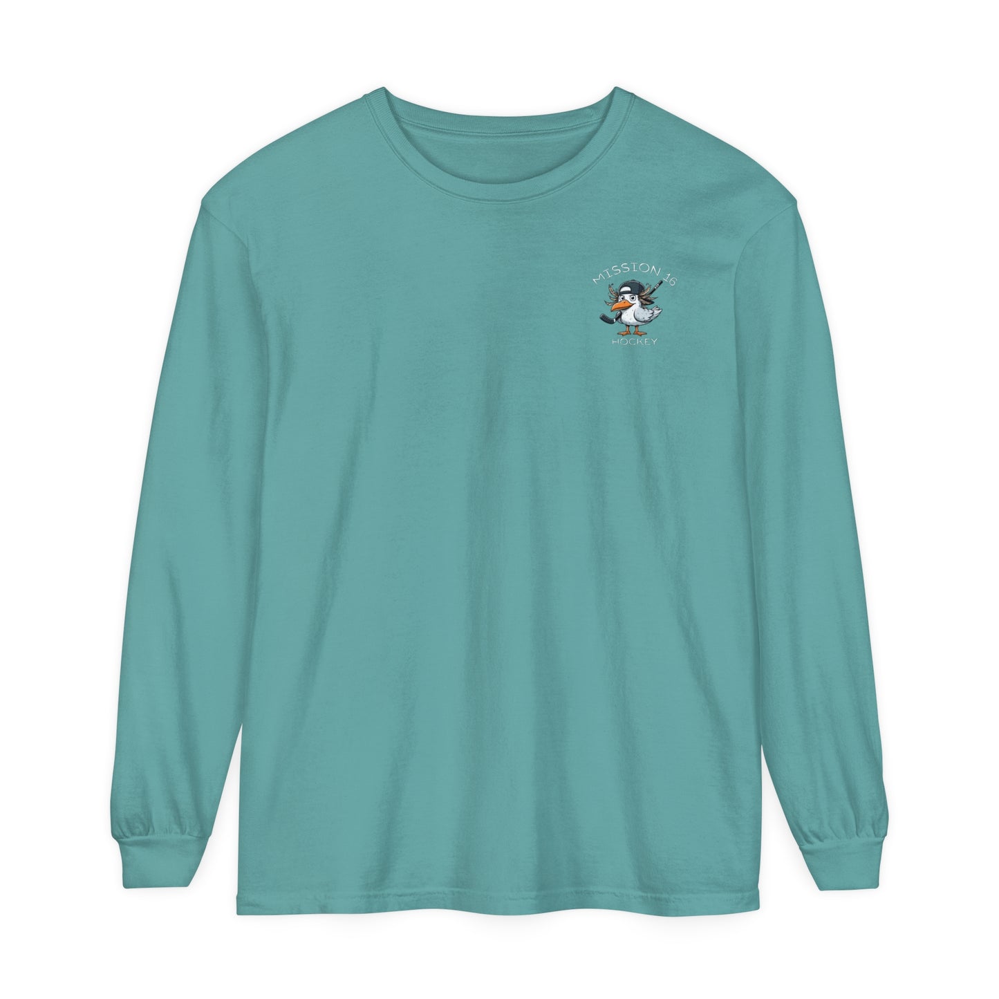 Mission 16 Gull Unisex Garment-dyed Long Sleeve T-Shirt