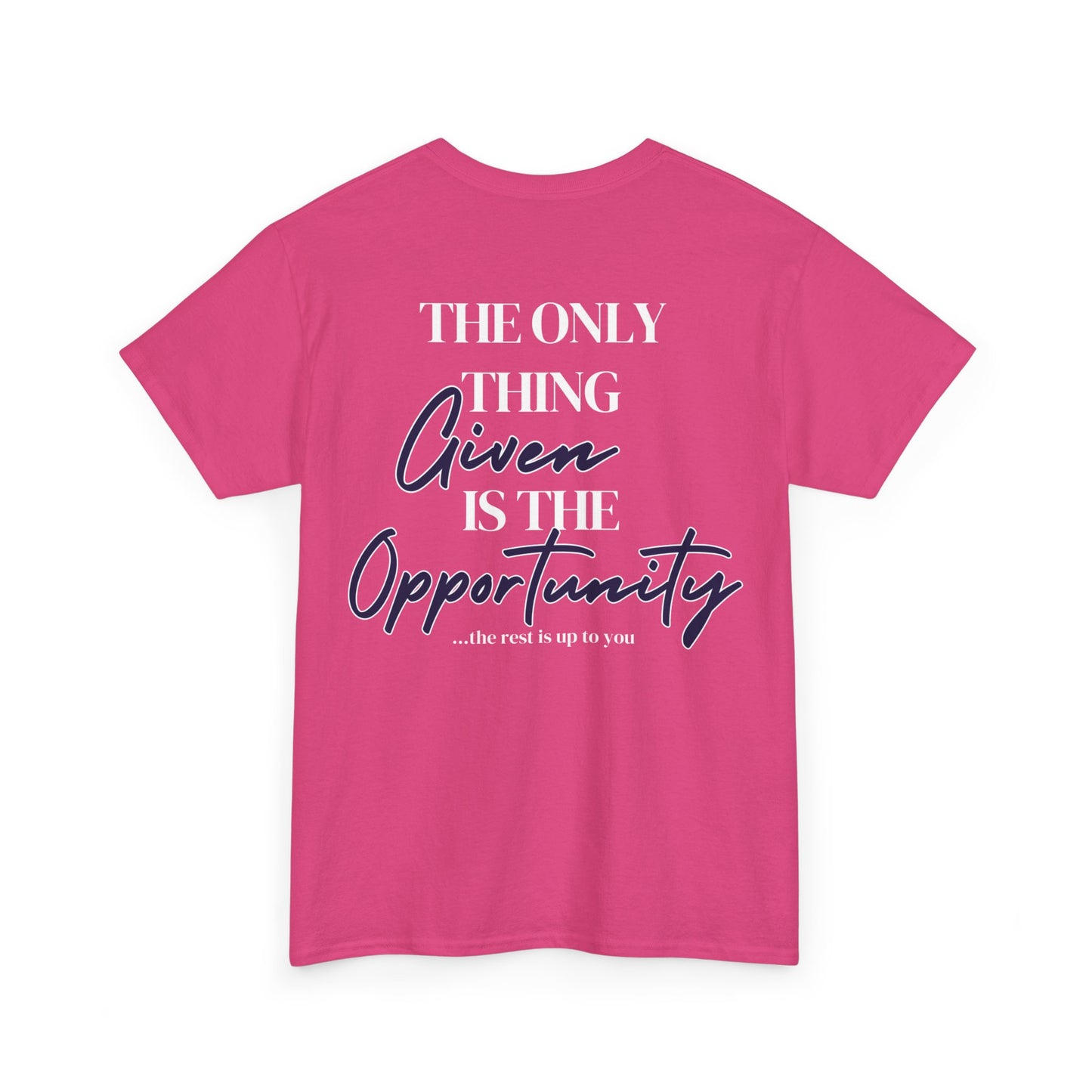 Motivation Opportunity Unisex Heavy Cotton Tee