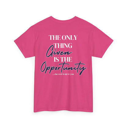 Motivation Opportunity Unisex Heavy Cotton Tee