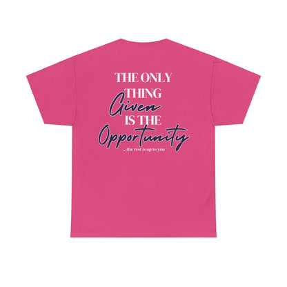 Motivation Opportunity Unisex Heavy Cotton Tee