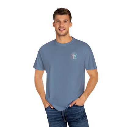 Coast To Coast Custom Drawn Unisex Garment-Dyed T-shirt